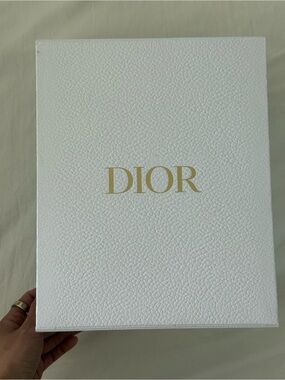 DIOR White and Gold Box